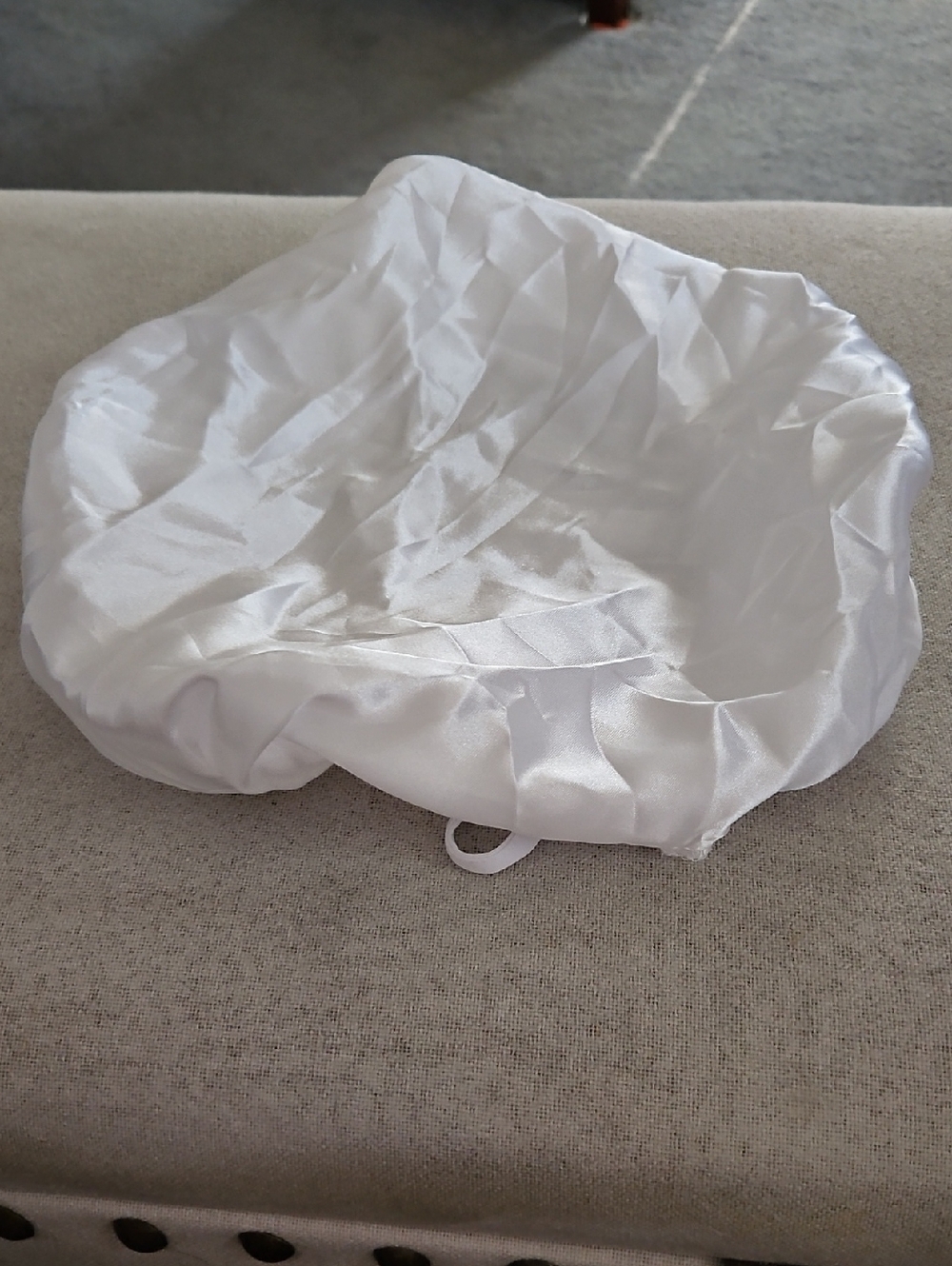 White Satin Sleep Cap